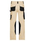 Unisex Workwear Pants - STRONG - Stone/black 8290