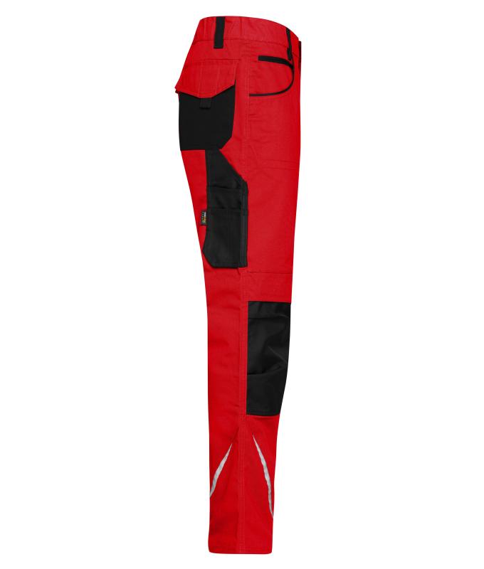 Unisex Workwear Pants - STRONG - Red/black 8290