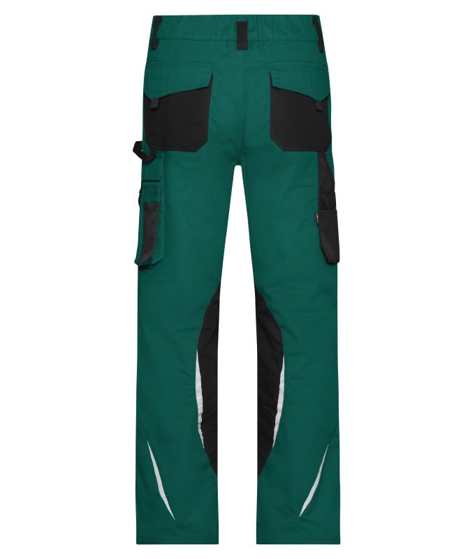 Unisex Workwear Pants - STRONG - Dark-green/black 8290