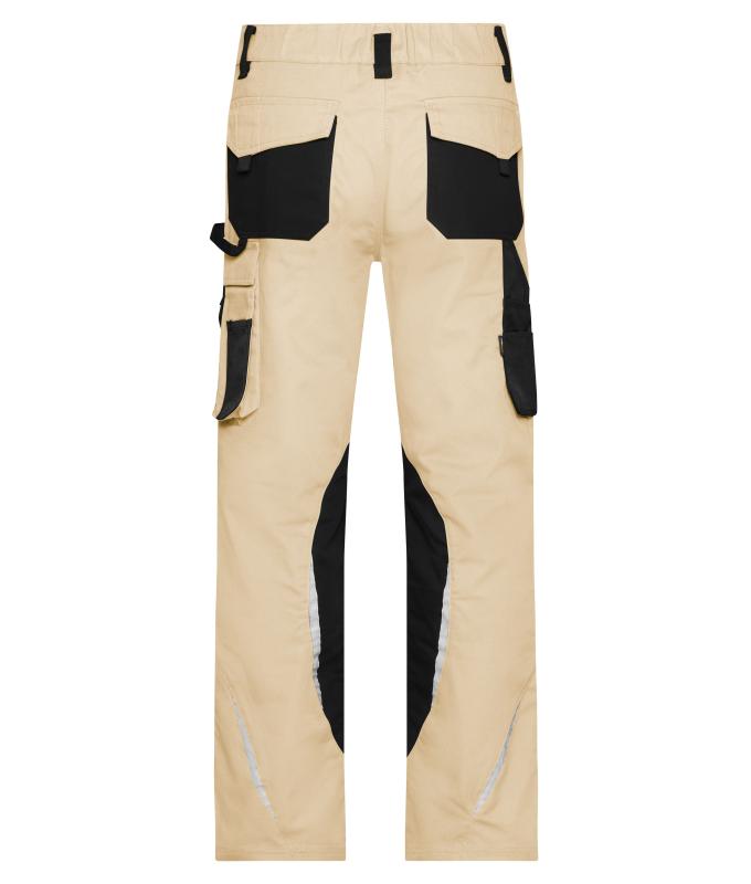 Unisex Workwear Pants - STRONG - Stone/black 8290