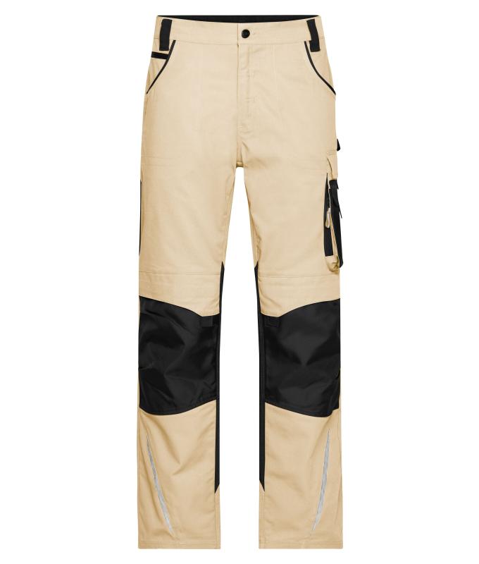 Unisex Workwear Pants - STRONG - Stone/black 8290
