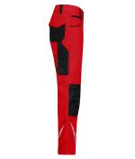 Unisex Workwear Pants - STRONG - Red/black 8290