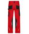 Unisex Workwear Pants - STRONG - Red/black 8290