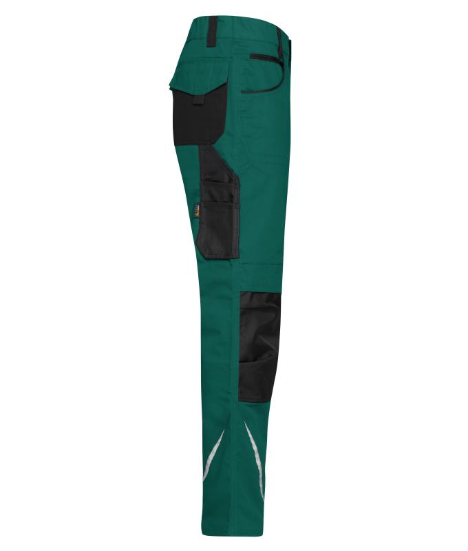 Unisex Workwear Pants - STRONG - Dark-green/black 8290