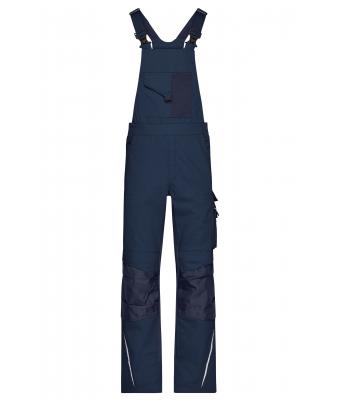 Unisex Workwear Pants with Bib - STRONG - Navy/navy 8288