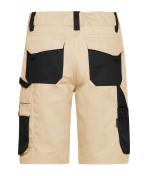 Unisex Workwear Bermudas - STRONG - Stone/black 8287