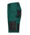 Unisex Workwear Bermudas - STRONG - Dark-green/black 8287