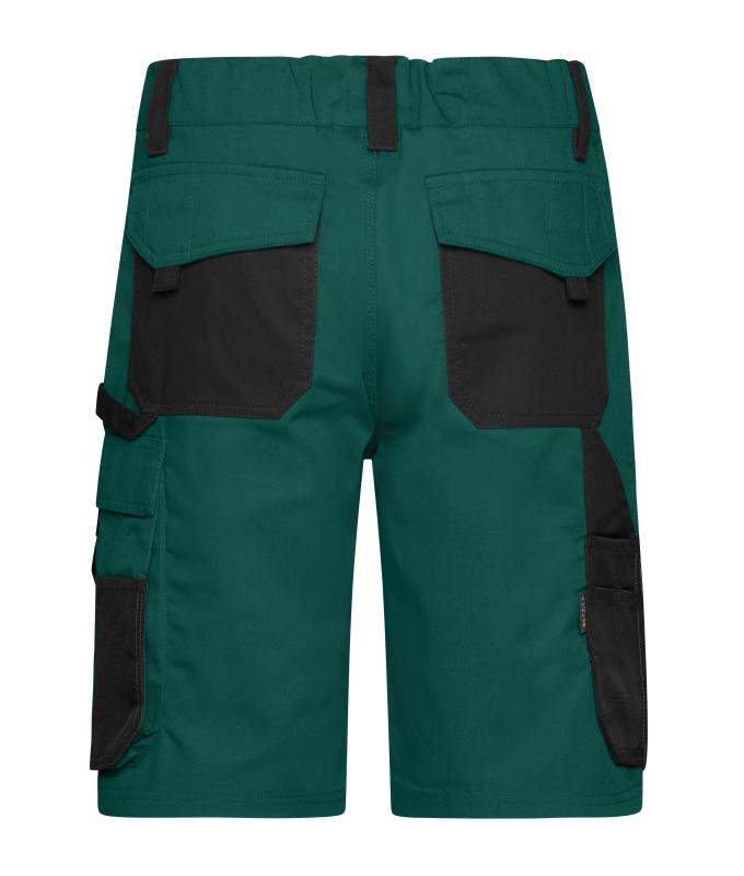 Unisex Workwear Bermudas - STRONG - Dark-green/black 8287