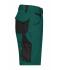 Unisex Workwear Bermudas - STRONG - Dark-green/black 8287