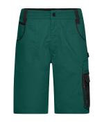 Unisex Workwear Bermudas - STRONG - Dark-green/black 8287