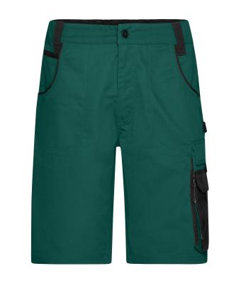 Unisex Workwear Bermudas - STRONG - Dark-green/black 8287