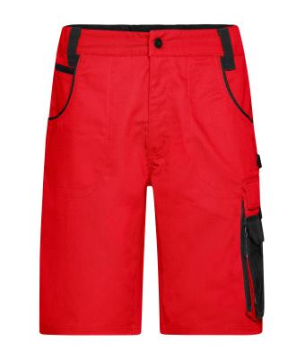 Unisex Workwear Bermudas - STRONG - Red/black 8287