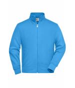 Unisex Workwear Sweat Jacket Aqua 8291