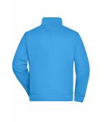 Unisex Workwear Sweat Jacket Aqua 8291