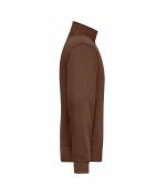 Unisex Workwear Sweat Jacket Brown 8291