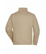 Unisex Workwear Sweat Jacket Stone 8291