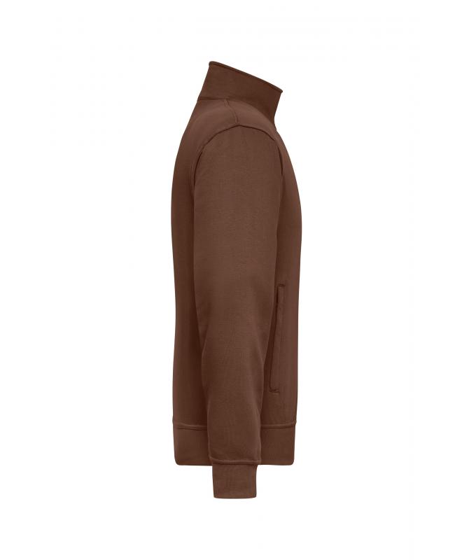 Unisex Workwear Sweat Jacket Brown 8291