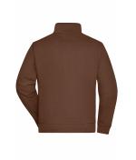 Unisex Workwear Sweat Jacket Brown 8291