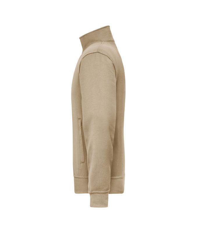 Unisex Workwear Sweat Jacket Stone 8291