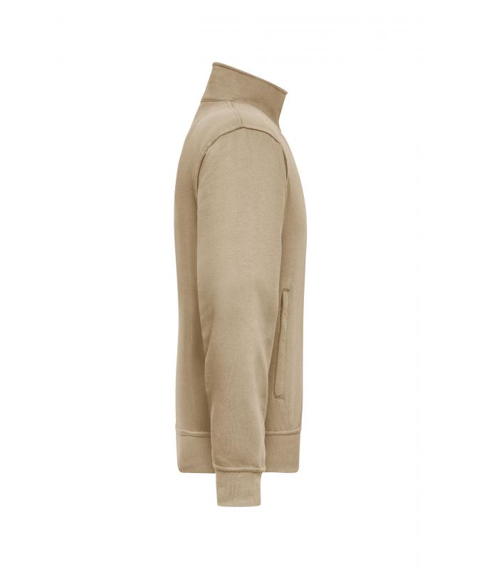 Unisex Workwear Sweat Jacket Stone 8291