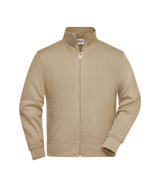 Unisex Workwear Sweat Jacket Stone 8291