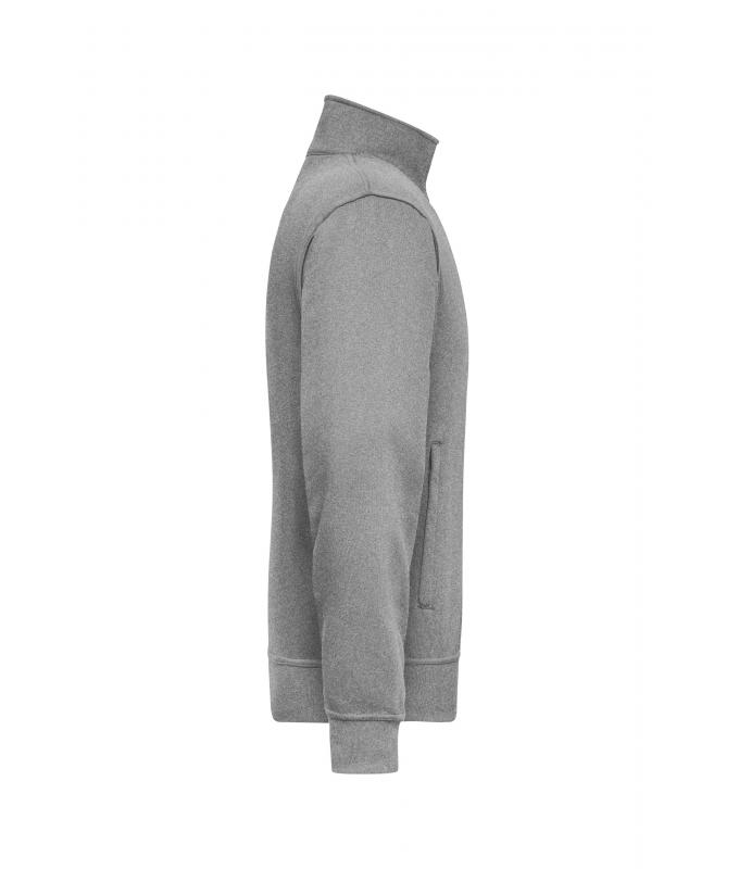 Unisex Workwear Sweat Jacket Grey-heather 8291