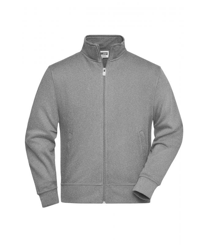 Unisex Workwear Sweat Jacket Grey-heather 8291