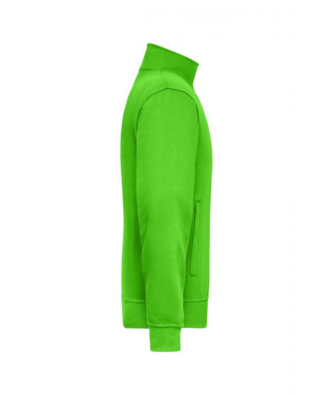 Unisex Workwear Sweat Jacket Lime-green 8291