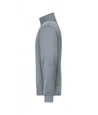 Unisex Workwear Sweat Jacket Dark-grey 8291