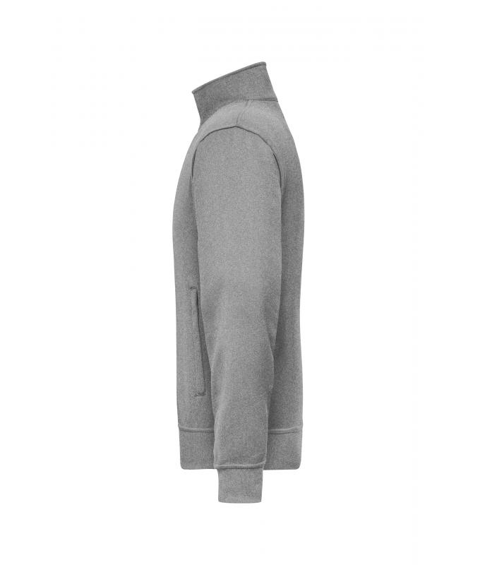 Unisex Workwear Sweat Jacket Grey-heather 8291