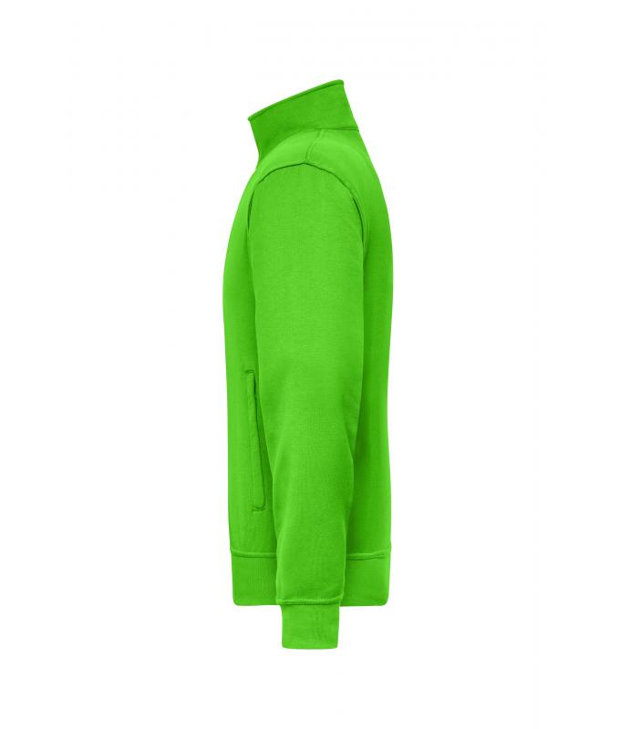 Unisex Workwear Sweat Jacket Lime-green 8291