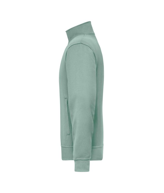 Unisex Workwear Sweat Jacket Foggy-green 8291
