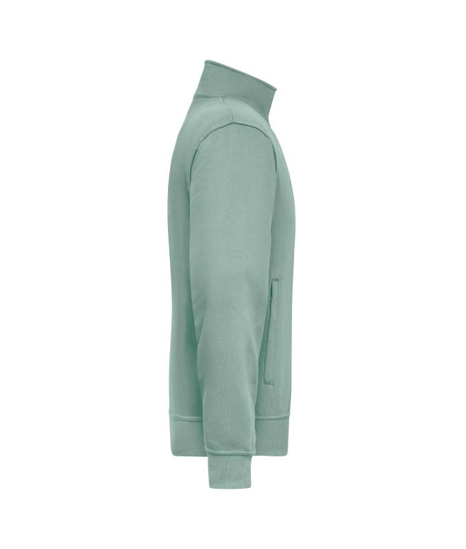 Unisex Workwear Sweat Jacket Foggy-green 8291