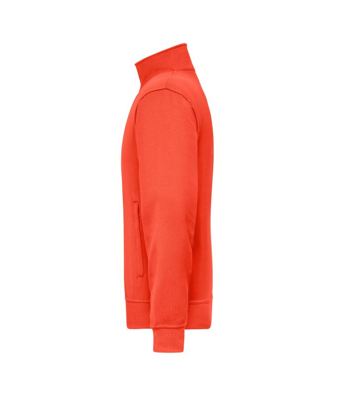Unisex Workwear Sweat Jacket Spicy-orange 8291