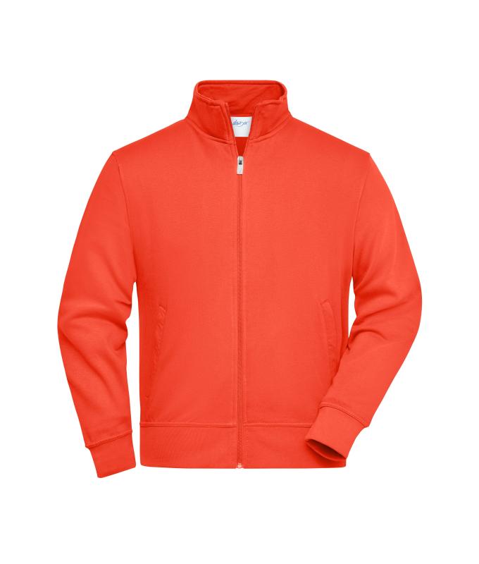 Unisex Workwear Sweat Jacket Spicy-orange 8291