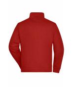 Unisex Workwear Sweat Jacket Wine 8291