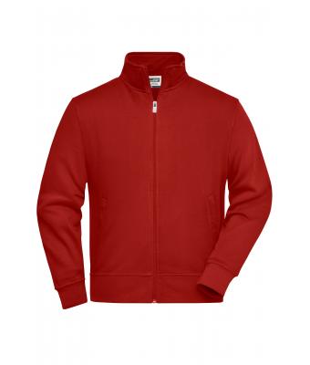 Unisex Workwear Sweat Jacket Wine 8291