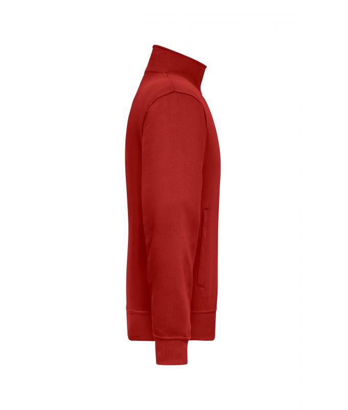 Unisex Workwear Sweat Jacket Wine 8291