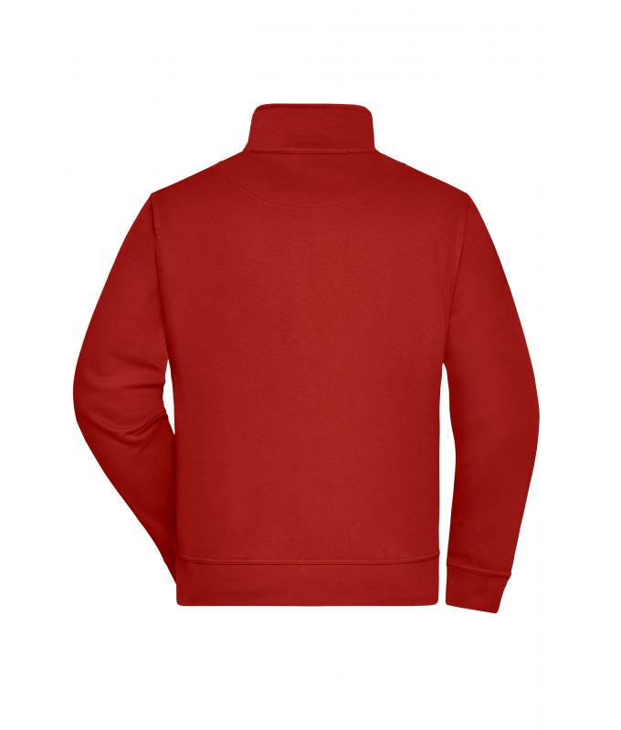 Unisex Workwear Sweat Jacket Wine 8291