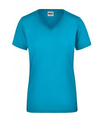 Damen Ladies' Workwear T-Shirt Turquoise 8310