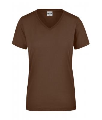 Damen Ladies' Workwear T-Shirt Brown 8310