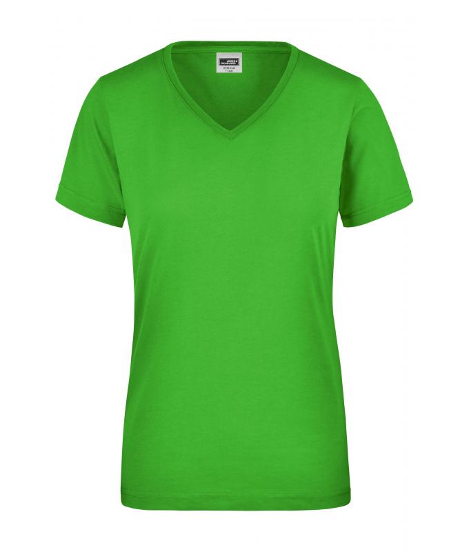 Damen Ladies' Workwear T-Shirt Lime-green 8310