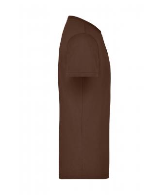 Men Men's Workwear T-Shirt Brown 8311
