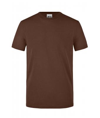 Men Men's Workwear T-Shirt Brown 8311