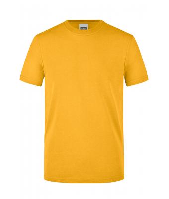 Men Men's Workwear T-Shirt Gold-yellow 8311