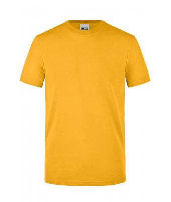 Men Men's Workwear T-Shirt Gold-yellow 8311