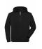 Unisex ORGANIC Workwear Half-Zip Hoody   OCS Blended & RCS Black 10447