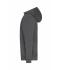 Unisex ORGANIC Workwear Half-Zip Hoody   OCS Blended & RCS Dark-melange 10447