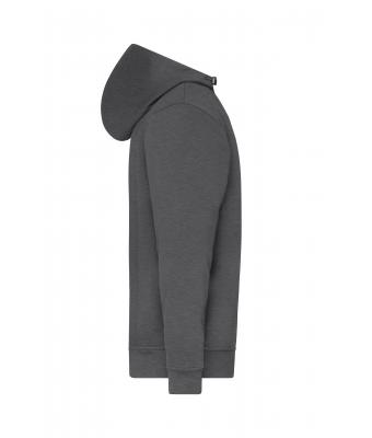 Unisex ORGANIC Workwear Half-Zip Hoody   OCS Blended & RCS Dark-melange 10447