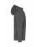 Unisex ORGANIC Workwear Half-Zip Hoody   OCS Blended & RCS Dark-melange 10447
